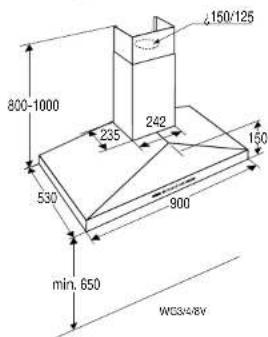800-1000 235 242 150 530 900 min. 650 150/125 WCS4/EV