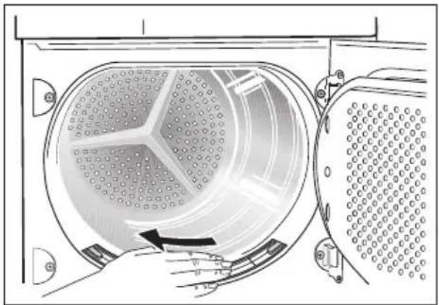 ELECTROLUX EDI96150 - Let op! Het apparaat nooit gebruiken zonder pluizenzeven of met beschadigde of verstopte pluizenzeven. - 1