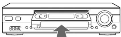 Diagram of a CD-ROM drive with an arrow indicating compression or shift (no text or symbols present)