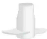 KITCHENAID 5KFPM776 - Para fatiar ou ralar alimentos com forma de pêra, tais como batata doce, beringelas ou abóbora: - 1