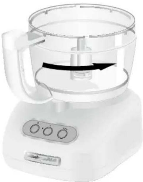 KITCHENAID 5KFPM776 - Arbetsskål, montering - 1