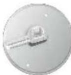 KITCHENAID 5KFPM776 - Meðalfínn (4 mm) rifdiskur - 1
