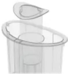 KITCHENAID 5KFPM776 - Skiva eller riva frukt eller grönsaker som är avlånga såsom selleri, morötter och bananer: - 1
