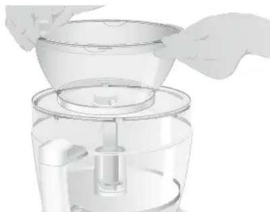 KITCHENAID 5KFPM776 - Montage der Minischüssel - 1