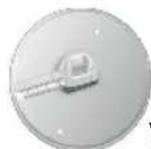 KITCHENAID 5KFPM776 - Medium (4 mm) raspschijf - 1