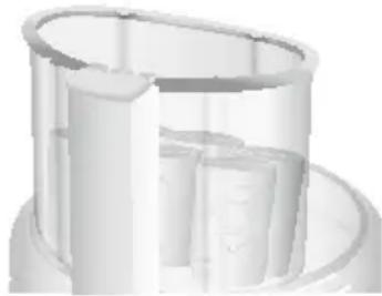 KITCHENAID 5KFPM776 - Para ralar espinafres e outras folhas: - 1