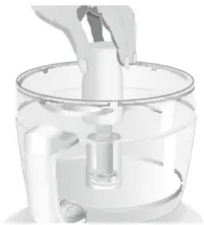 KITCHENAID 5KFPM776 - Montage de la lame universelle et de la lame de pétrissage - 1