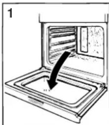 INDESIT FM 10 IX - Come togliere la porta forno - 1