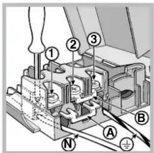 INDESIT KN3C62A - Monteren voedingskabel - 2