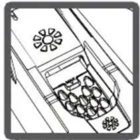 Technical line drawing of a mechanical assembly with no visible text or symbols