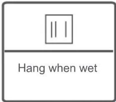 Hang when wet