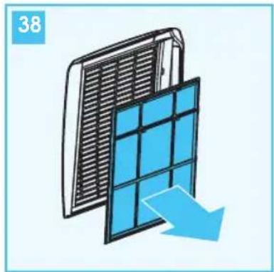 DELONGHI Pinguino PAC W120A - Dust filter supplied with all models - 2