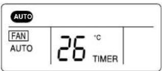 AUTO FAN AUTO 26 °C TIMER