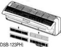 DAEWOO DSB 123 LH - CHANGING/CLEANING THE AIR FILTERS - 3