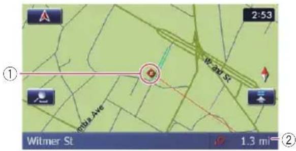 2:53 Witter St Witter Ave 1.3 mi=②