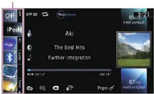 Off iPod Audio Tunes OFF 3D MusicBox Aki The Best Hits Further integration 05/12 First contact 07/12 Pops o EQ - 05/15