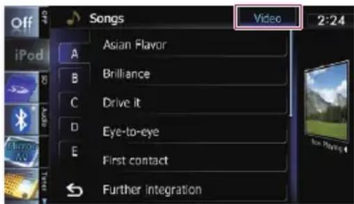 Off iPod Songs Asian Flavor B Brilliance C Drive it D Eye-to-eye E First contact Further integration Video 2:24