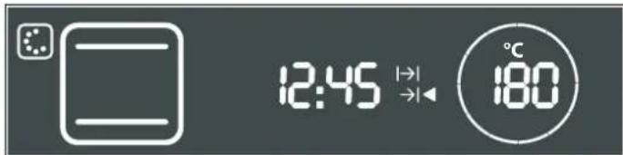 12:45 |→| →| 180 °C