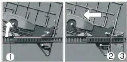 GAGGENAU DF 460-161 - Removing the upper basket - 1