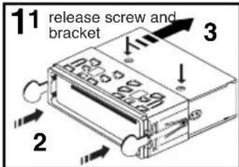 11 release screw and bracket 2 3