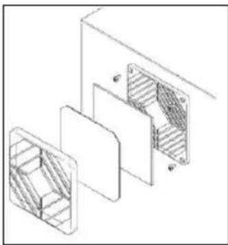 BARTSCHER C6640 - Sostituzione e pulizia del filtro di raffreddamento (parte posteriore dell'apparecchio) - 1