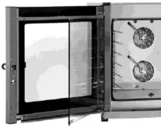 BARTSCHER C6640 - Cleaning the oven door - 1