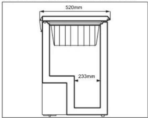 520mm 233mm
