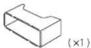JVC KD-R889BT - Part list for installation - 3