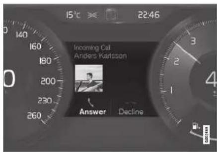 15°C 22:46 Incoming Call Anders Karlsson Answer Decline