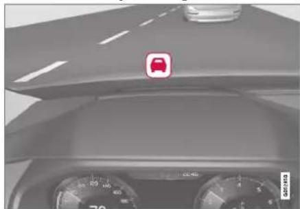 VOLVO V90 Cross Country (2017) - Affichage tête haute pour Pilot Assist en cas de risque de collision - 1