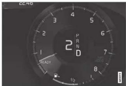 22.46 2 P R N D READY 1/2 1 2
