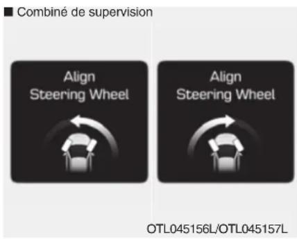 ■ Combiné de supervision Align Steering Wheel Align Steering Wheel OTL045156L/OTL045157L