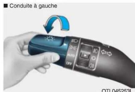 ■ Conduite à gauche OTL045253L