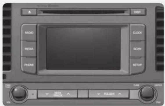 RADIO MEDIA PHONE CLOCK SCAN SETUP TUBE ENTER