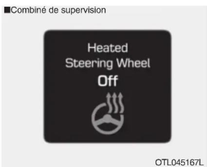 ■Combiné de supervision Heated Steering Wheel Off OTL045167L