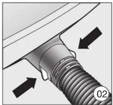 Close-up of a threaded bolt with directional arrows indicating assembly or repair (no text or symbols).