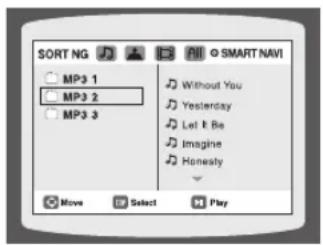 SORT NG MP3 1 MP3 2 MP3 3 Without You Yesterday Let It Be Imagine Honesty Move Select Play