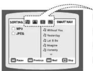 SAMSUNG HT-XA100 - Pour lire un fi chier dans l'écran du menu, - 1