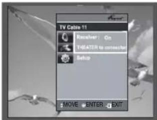 SAMSUNG HT-XA100 - Si vous sélectionnez le Home cinéma - 1