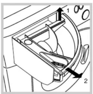 Hotpoint Ariston AML 129 - Reinigung der Waschmittelschublade - 1