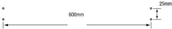 600mm 25mm