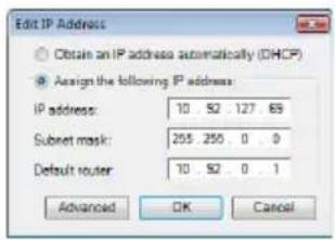 AXIS Q1602 - Assegnazione di un indirizzo IP ad un singolo dispositivo - 1