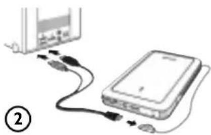 PHILIPS SPD5230CC - How to connect this external hard disk on your system? - 2