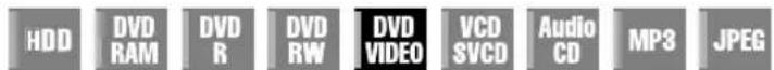 HDD DVD RAM DVD R DVD RW DVD VIDEO VCD SVCD Audio CD MP3 JPEG