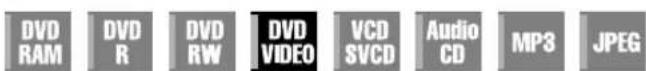 DVD RAM DVD R DVD RW DVD VIDEO VCD SVCD Audio CD MP3 JPEG