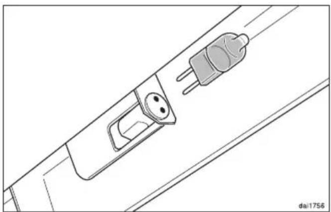 MIELE DA 489-4 Ext - Changing the halogen lamps - 2