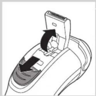 PHILIPS PowerTouch PT919 - Очистка триммера с помощью щеточки (только для моделей PT919/PT866/PT860/PT845/PT739/PT737/PT731) - 1