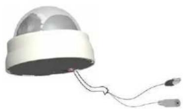 3D rendering of a white dome-shaped device with attached cables (no text or symbols visible)