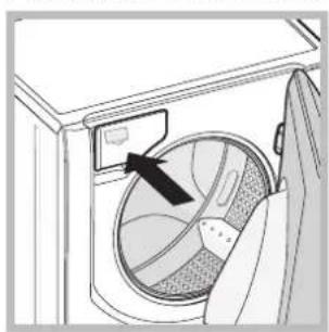 Hotpoint Ariston AQD970L 49 ЕС - Luukkuoven avaaminen manuaalisesti - 5