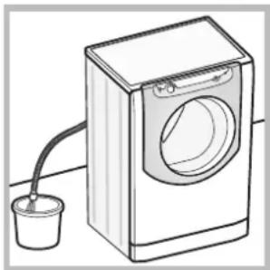 Hotpoint Ariston AQD970L 49 ЕС - Luukkuoven avaaminen manuaalisesti - 1
